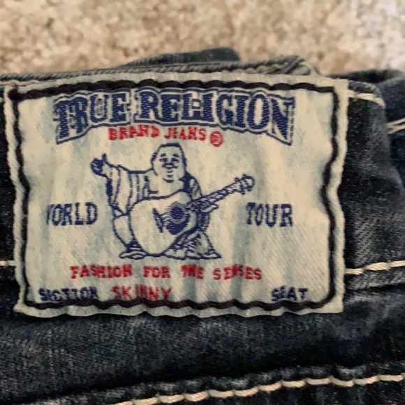True Religion dark skinny jeans - Picture 2 of 4